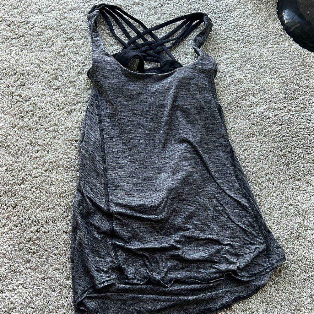 Lululemon low back racer back tank top